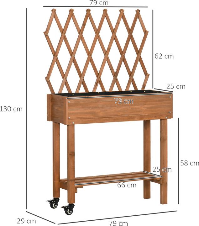 Produktbild Outsunny Hochbeet