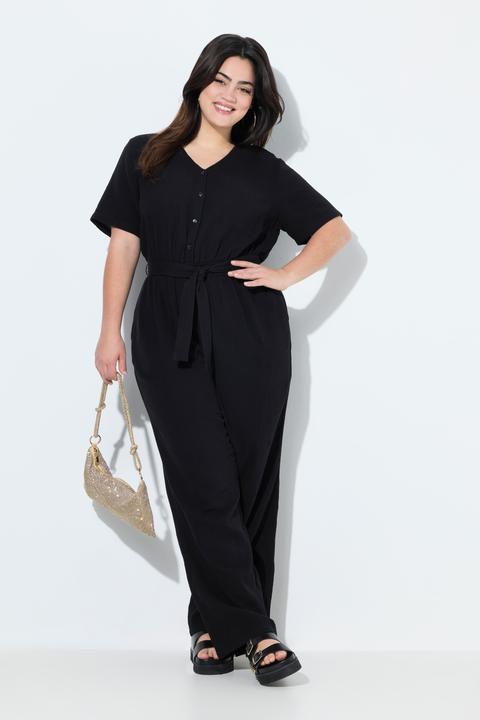 Produktbild Angel of Style Jumpsuit, oversized, Musselin, gerades Bein (46)