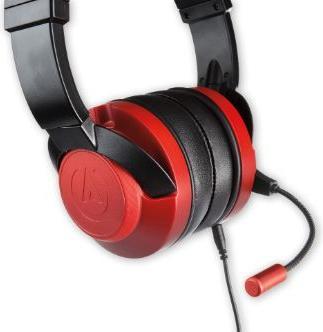 Produktbild PowerA Fusion Crimson Fade Kopfhörer, Rot (1512376-01) (Kabelgebunden)