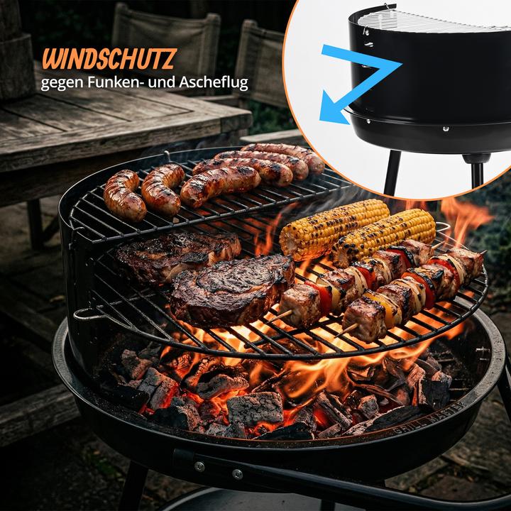 Actual product image Relaxdays Charcoal grill