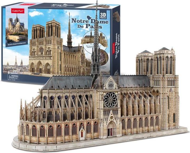 Actual product image Cubicfun 3D Jigsaw Noterdam Cathedral (293 pieces)