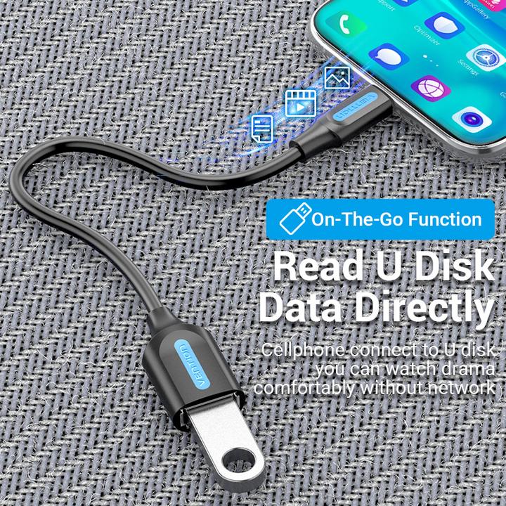 Actual product image Vention USB C — USB A (0.15 m, USB 3.1)