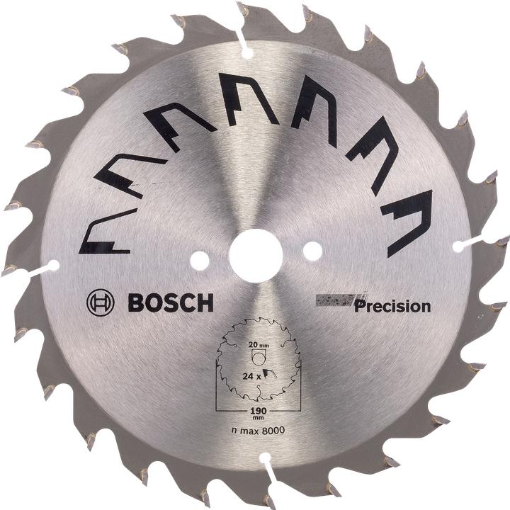 Immagine prodotto Bosch Professional Zubehör Lama circolare PRECISIONE D= 190 mm Foro= 20 mm Z= 24