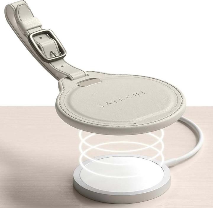 Produktbild Satechi Vegan-Leather FindAll Luggage Tag Sand (Apple, iOS, Mac OS)