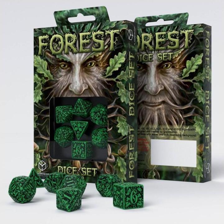 Actual product image Q Workshop SFOR15 - Forest Cube Set: Jungle (7 pieces)