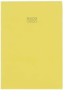 Image du produit Elco 10 pochettes transparentes Ordo DIN A4 jaunes lisses 80 g/qm (A4, 10x)