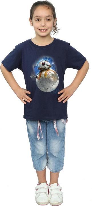 Actual product image Star Wars Girls BB-8 Brushed T-Shirt (128)