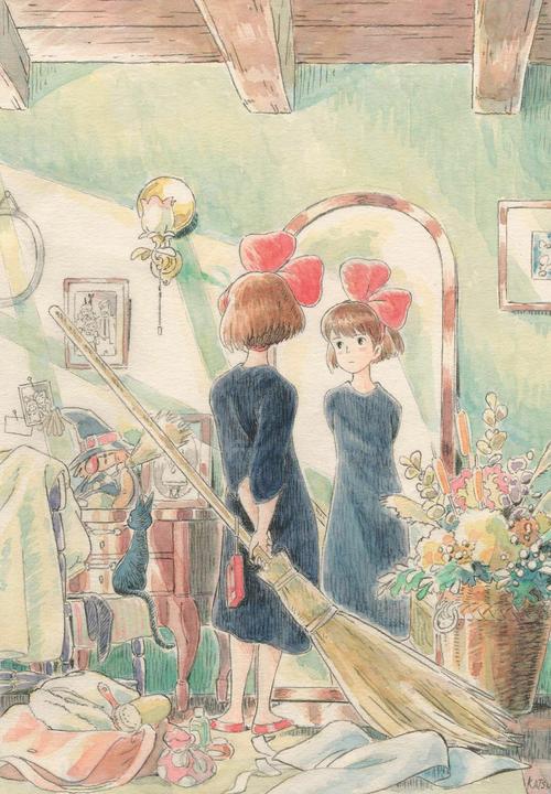 Abrams & Chronicle Ghibli - Kiki la petite sorcière - Carnet de notes à couverture Kiki (Englisch, Studio Ghibli, 2019)