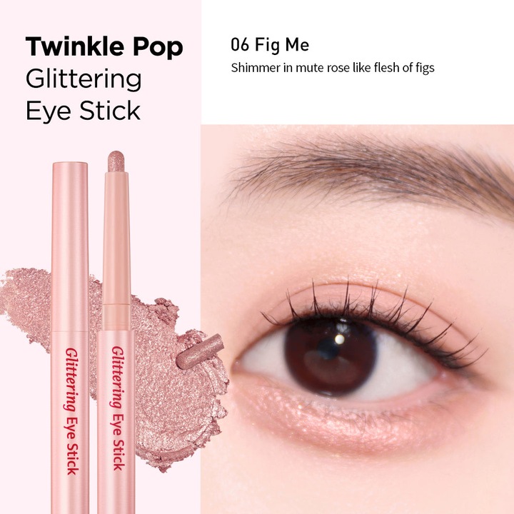 Actual product image Clio Twinkle Pop Glittering Eye Stick (06 Fig Me)