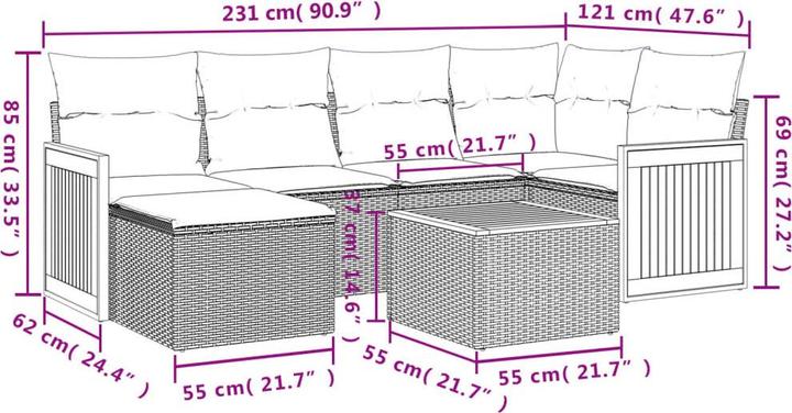 Produktbild vidaXL Jason
