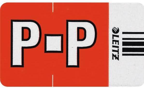 Actual product image Leitz Orgacolor Red