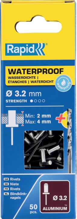 Produktbild Rapid Wasserdicht Blindniete Ø 3,2 x 8 mm