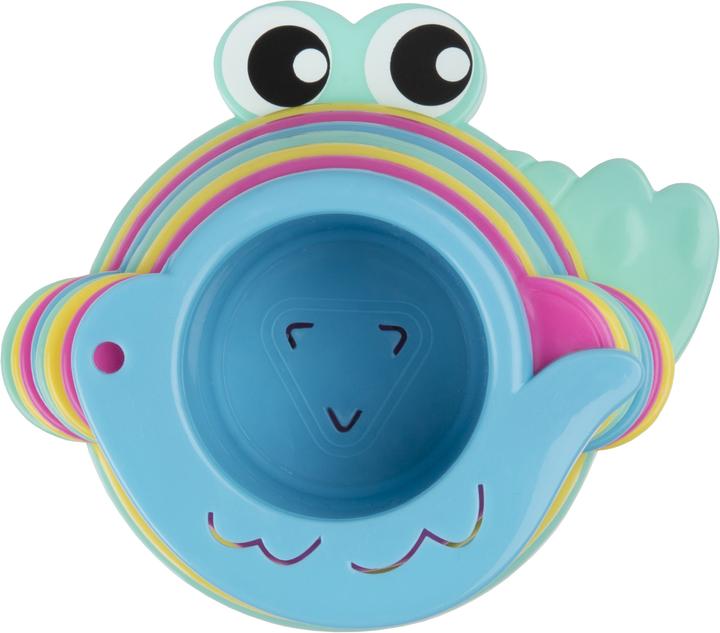 Produktbild Playgro Stapelbecdher Krokodil -pastellfarben