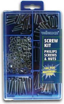 Actual product image Velleman K/SC2 bolt set 180 pieces (180 Screws per piece)