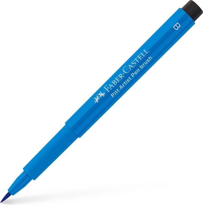 Actual product image Faber-Castell FABER-CA. Pitt Artist Pen Brush 2.5mm 167410 phthaloblue (1 x)