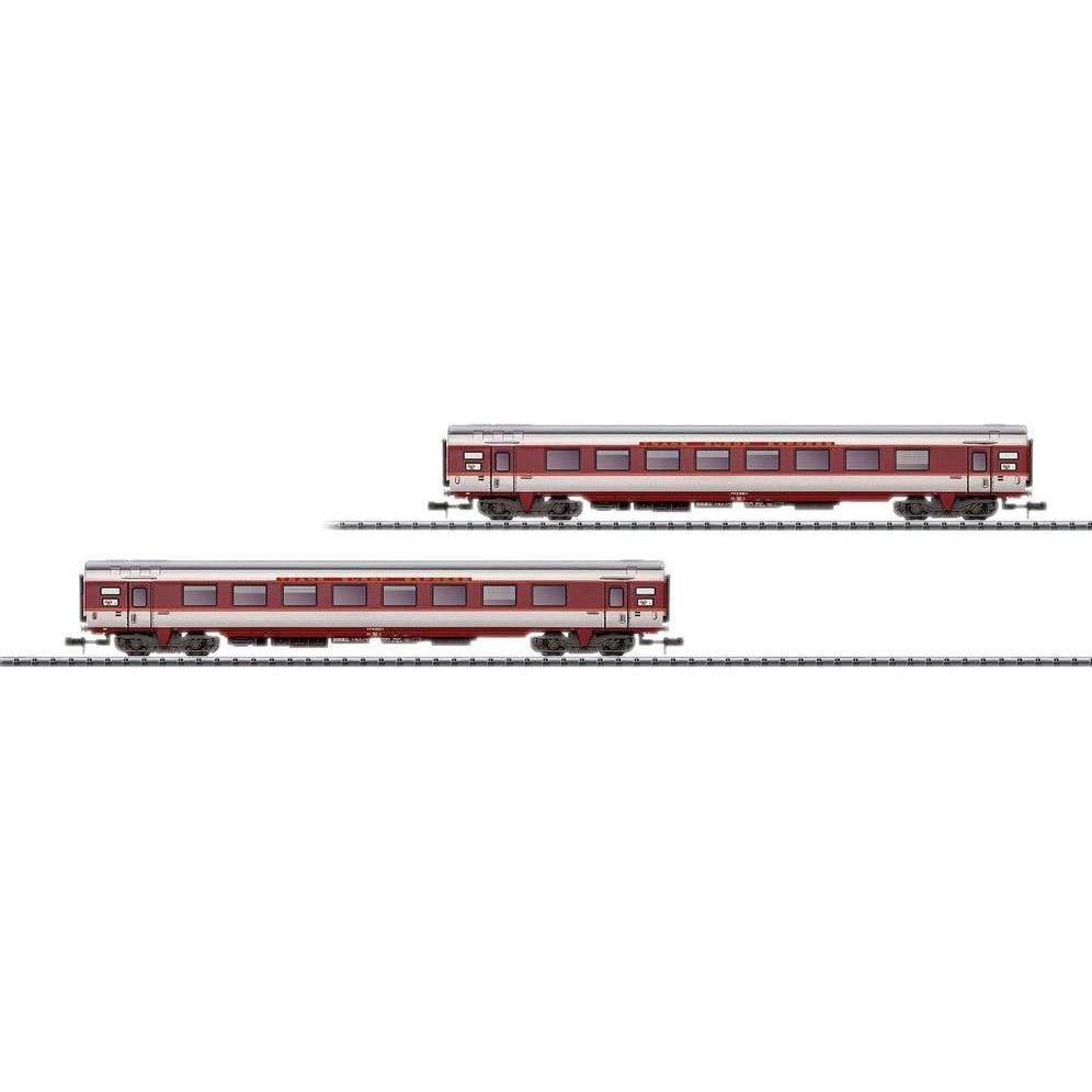 MiniTrix 15691 N 2er-Set Personenwagen Grand-Comfort der SNCF (Traccia N)