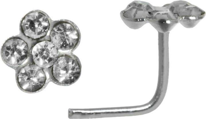 Produktbild Bijouteria Nasenpiercing (Kristall, Silber 925)