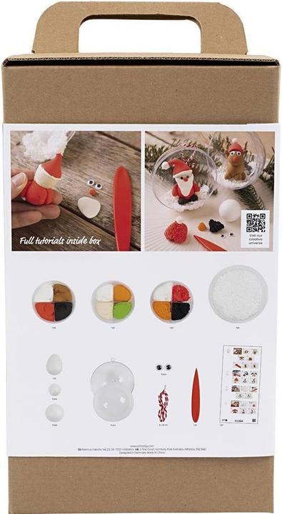 Produktbild Creativ Company Bastelset Weihnachtskugeln Modellieren