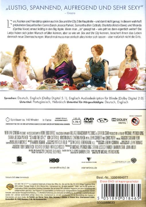 Produktbild Sex and the City (DVD, 2010, Englisch)