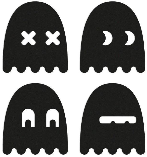 Actual product image Reflective Berlin Decals Reflective stickers Ghost Black One size