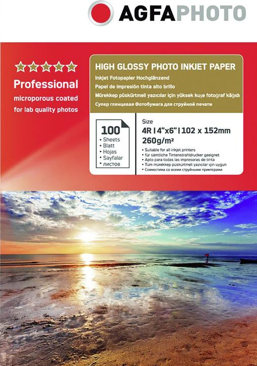 Actual product image AGFAPHOTO Professional Photo Paper 260 g 10x15 cm 100 sheets (260 g/m², 10 x 15 cm)
