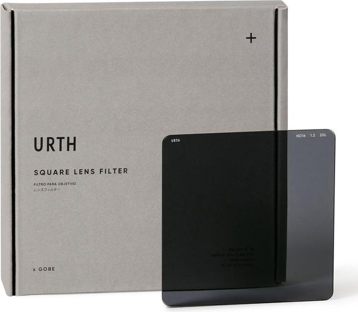Produktbild Urth 100 x 100mm ND16 (4 Stop) Filter (Plus+) (ND- / Graufilter, 100 mm)