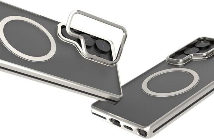 Produktbild Levelo Elio Case For Samsung S25 Ultra - Silver (Samsung Galaxy S25 Ultra)