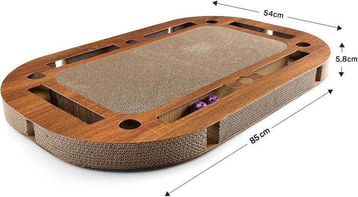 Produktbild CanadianCat Kratzmöbel Playplate, Betonoptik (Intelligenzspielzeug Katze)