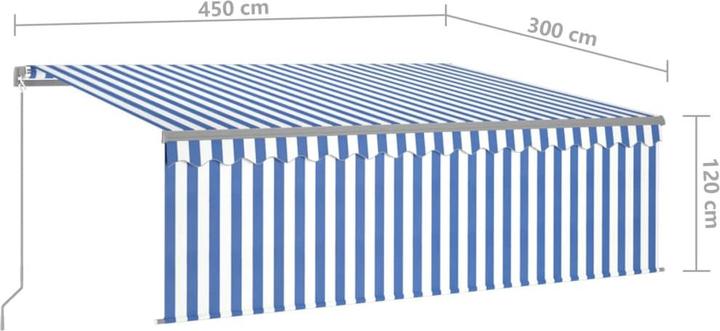 Actual product image vidaXL Markise (4.50 m)