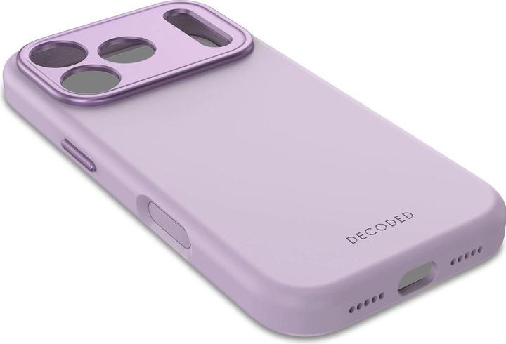 Actual product image Decoded Silicone Backcover Apple iPhone 17 Pro Lavender (Apple iPhone 17 Pro)