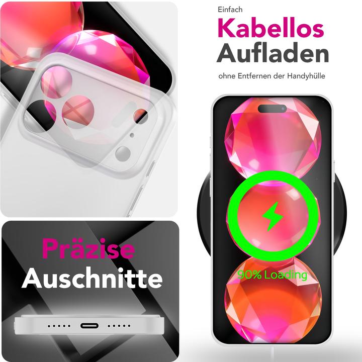 Produktbild Nalia Cover "Phantom" - 0,3mm Extrem Dünn & Leicht, Mattiert, Anti-Fingerprint Hülle - Ultra-Slim Hardcase (Apple iPhone 17 Pro)