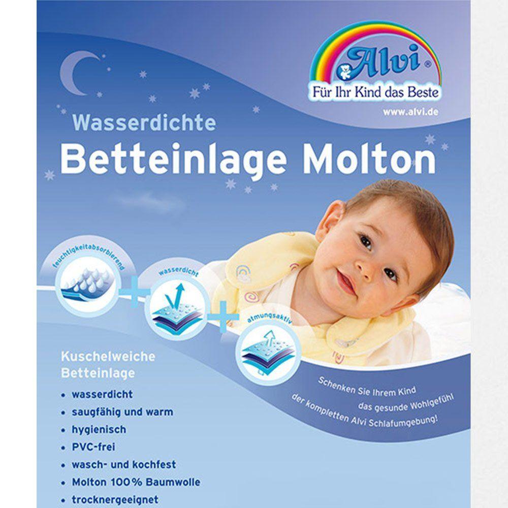 Alvi, Fixleintuch Babybett, Betteinlagen Betteinlage Molton 50 x 90 cm (50 x 90 cm)