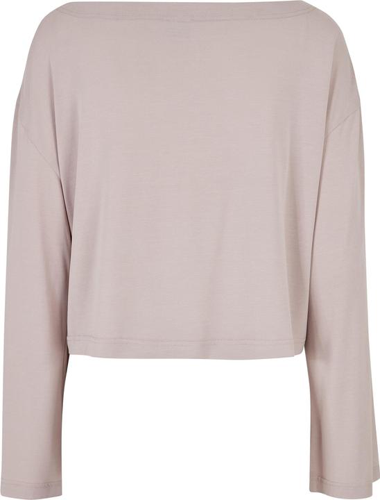 Actual product image Urban Classics Ladies Short Modal Bateau Neckline Longsleeve (XS)