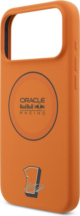 Actual product image Red Bull Silicone Blue Ring MagSafe Case for iPhone 17 Pro Max Orange (Apple iPhone 17 Pro Max)