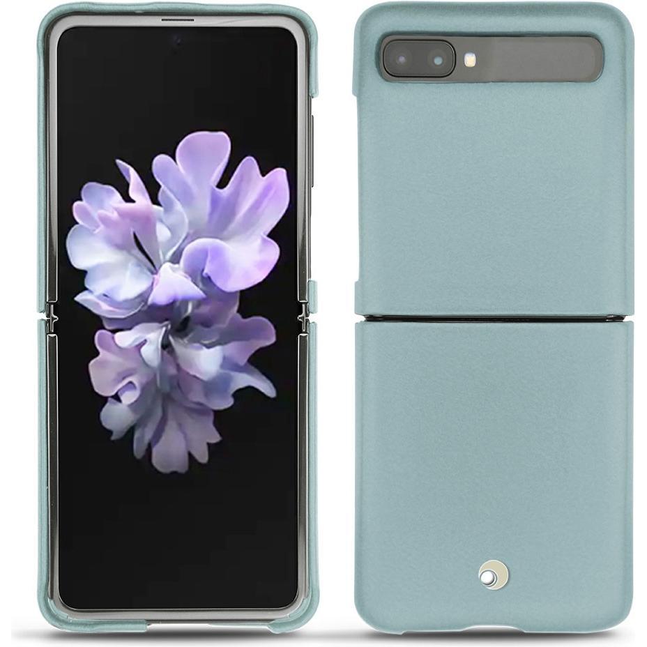 Noreve Lederschutzhülle (Samsung Galaxy Z Flip), Smartphone Hülle, Blau