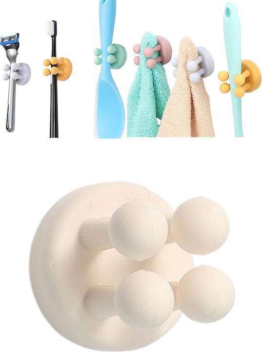 Actual product image Esmée Zahnbürstenhalter, Selbstklebende Wandhalterung (Toothbrush holder)