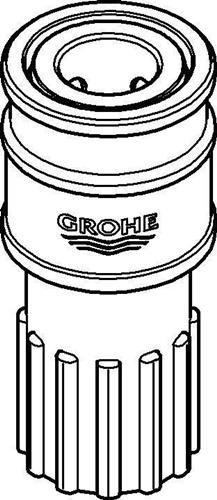 Produktbild Grohe Schnappkupplung f Küchenbatt. m Schlauchbrause chr