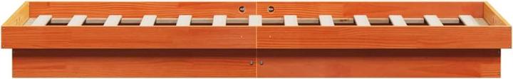 Actual product image VidaXL Bett mit LED-Beleuchtung Kiefer (140 x 200)