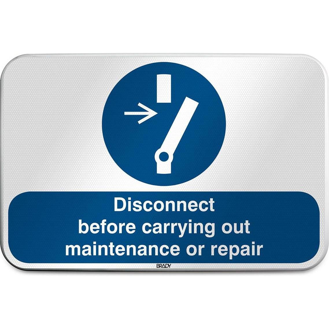 Brady, Sicherheitskennzeichnung, ISO Safety Sign - Disconnect