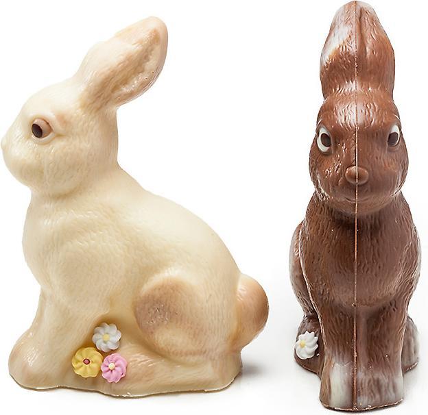 Produktbild miniSchoggi Schokoladenform sitzender Hase