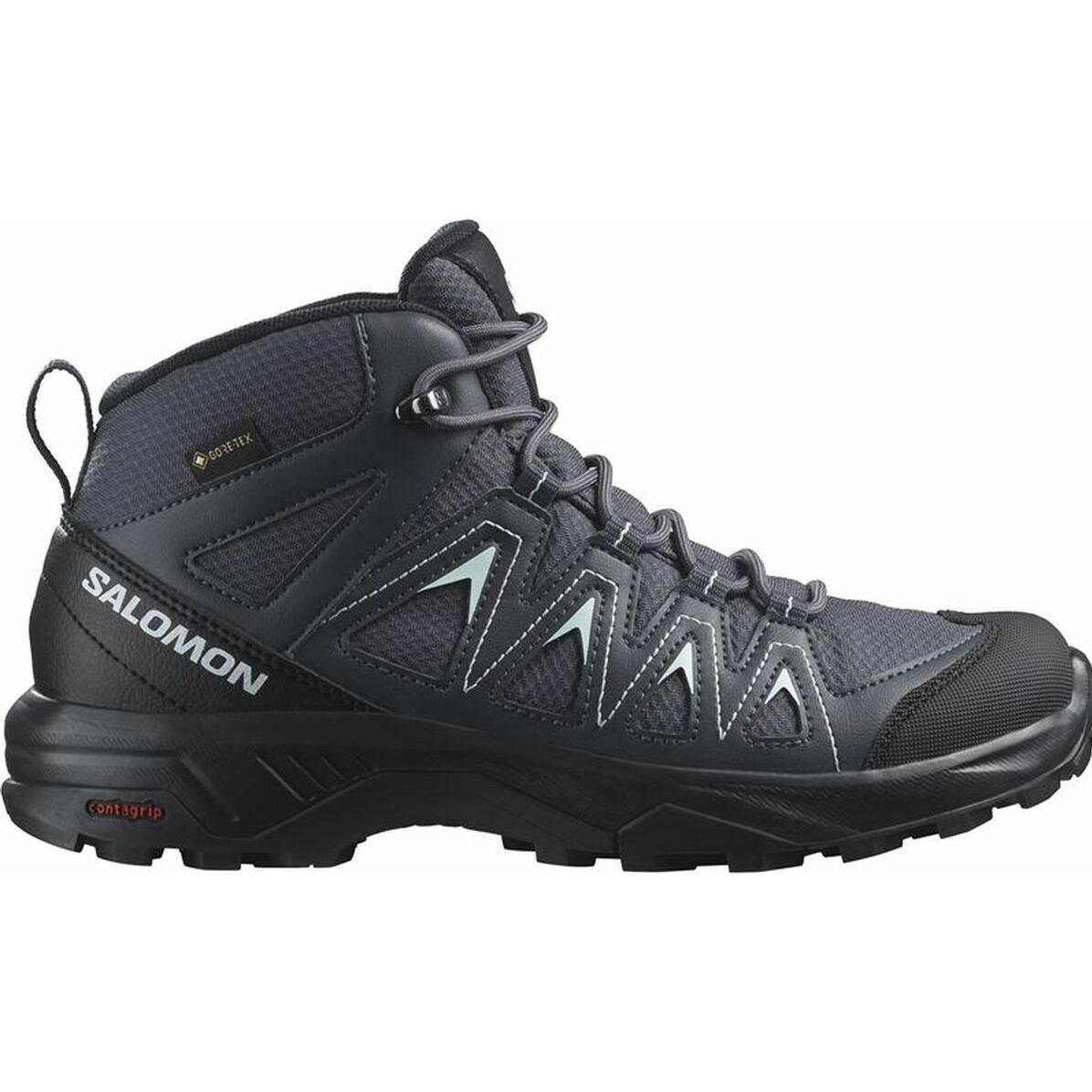 Salomon, Damen, Wanderschuhe, Bergstiefel X Braze Mid Gore-Tex Damen Schwarz 38 2/3 (38 2/3), Schwarz