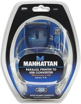 Produktbild Manhattan USB auf Parallel Konverter, 1.8m (1.80 m, Parallel (Drucker))