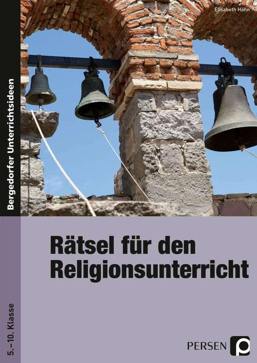 Produktbild Rätsel für den Religionsunterricht (Deutsch, Elisabeth Höhn, 2011)