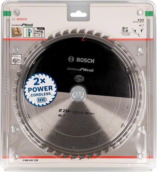 Actual product image Bosch Professional Zubehör PRO Wood cordless circular saw blade, 254 x 2.2 x 30 mm
