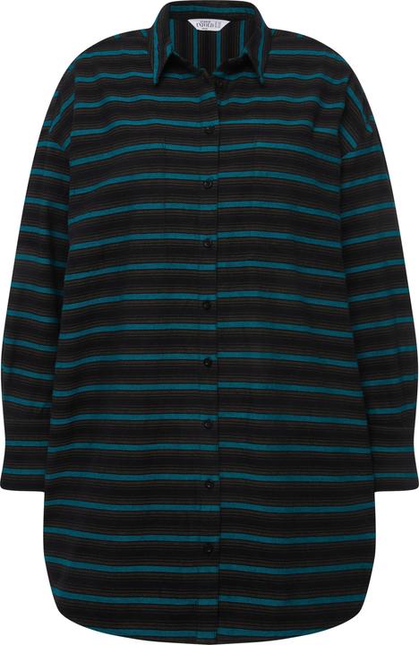 Produktbild Studio Untold Oversized-Hemdbluse, Streifen, Hemdkragen, Langarm, Unisex (L)