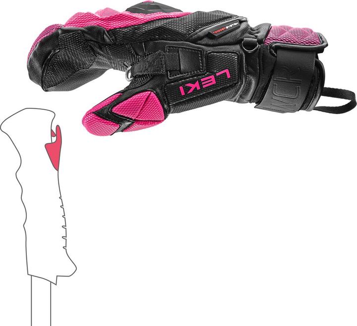 Actual product image Leki WCR Venom SL 3D Mitt (M)