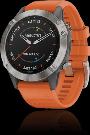 Image du produit Garmin Fenix 6 Sapphire Titanium (47 mm)