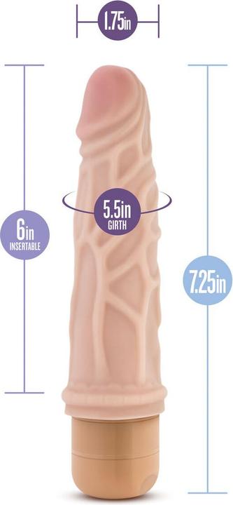 Actual product image Blush Dr. Skin â Cock Vibe no3 Vibrator â Beige