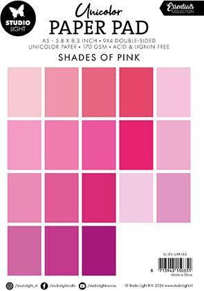 Produktbild art by marlene Papierblock "Shades of Pink" 36 Blätter Essentials (36 x)