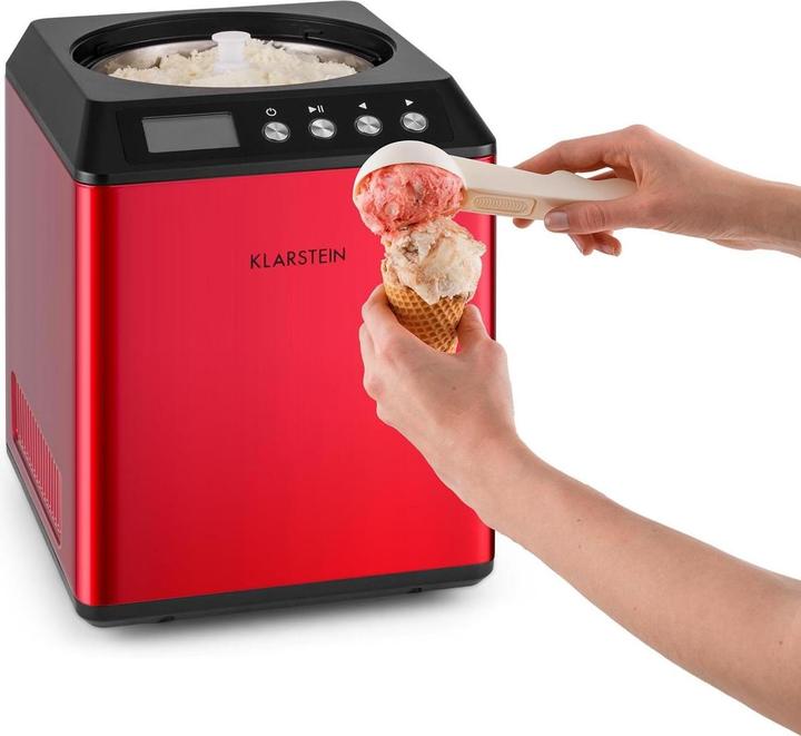 Produktbild Klarstein Vanilla Sky Eismaschine in Rot